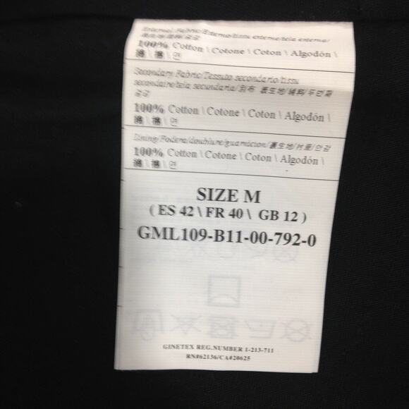 Vintage 90s Guess Vest Mens Medium Black Crushed Velvet 5 button Graphic Back - Picture 4 of 10